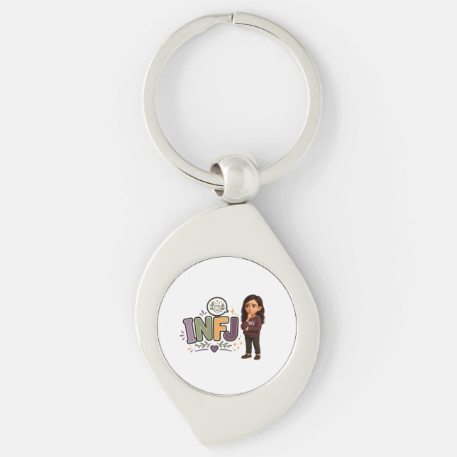 INFJ — The Guardian of Ideas Keychain (Front)