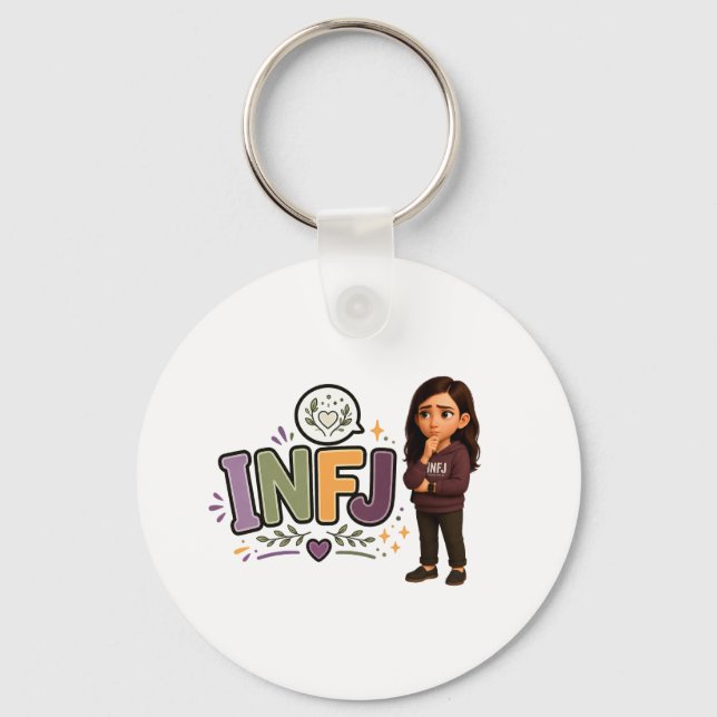 INFJ — The Guardian of Ideas Keychain (Front)