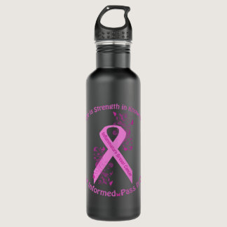 Inflammatory Breast Cancer Awareness Stainless Steel Water Bottle