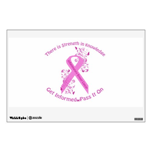 Inflammatory Breast Cancer Awareness Wall Sticker