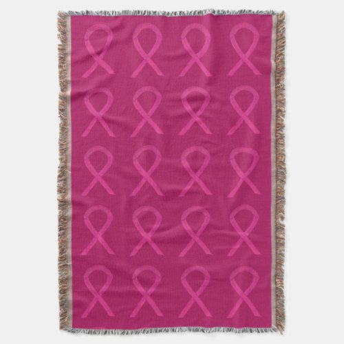 Inflammatory Breast Cancer Ribbon Soft Blankets