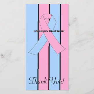 Inflammatory Breast Cancer Thank You Card