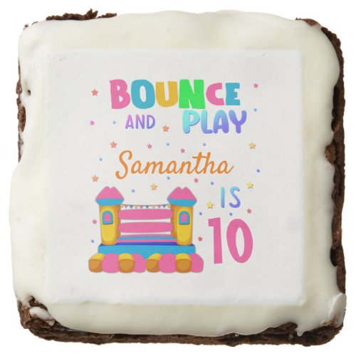 Inflatable Bounce House Jump Birthday Party Girl   Brownie