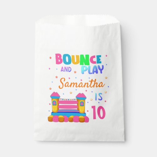 Inflatable Bounce House Jump Birthday Party Girl Favor Bag