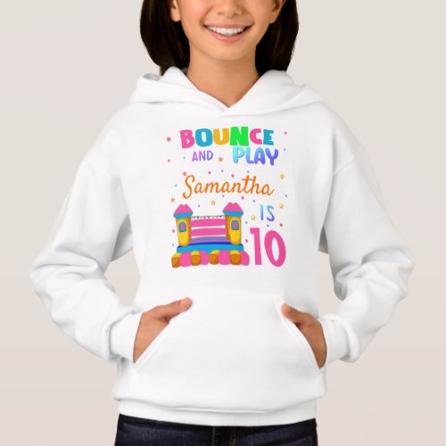 Inflatable Bounce House Jump Birthday Party  Hoodie