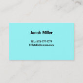 Inflatable Bouncer Business Cards (Back)