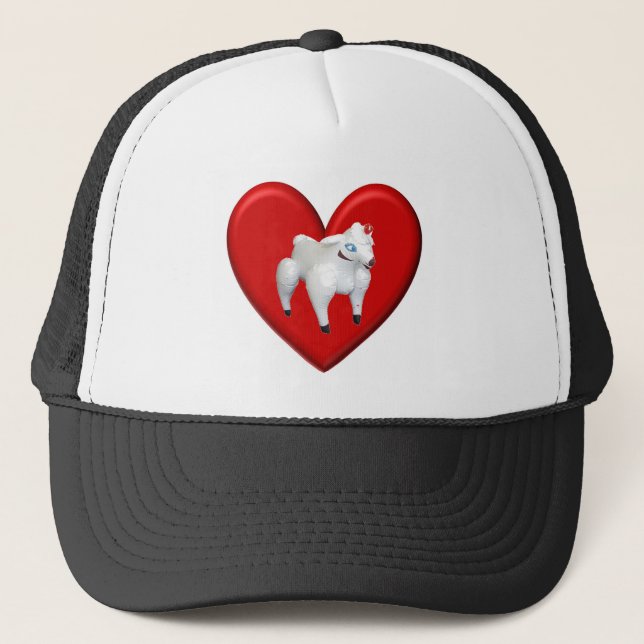 Inflatable Sheep Love Trucker Hat (Front)