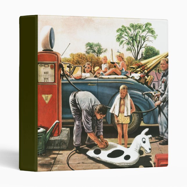 Inflating Beach Toy 3 Ring Binder (Front/Spine)