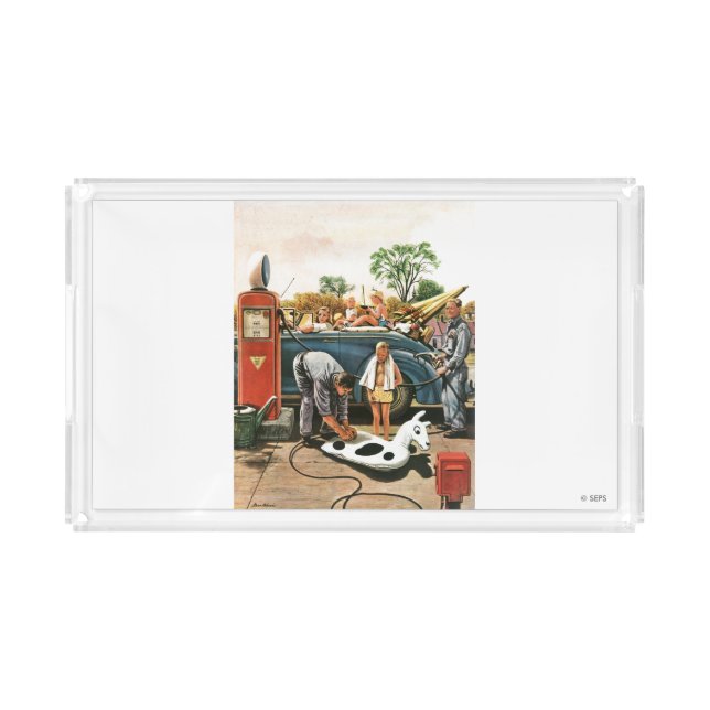 Inflating Beach Toy Acrylic Tray (Front)