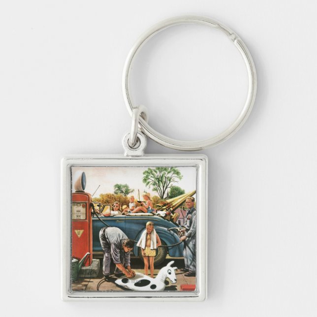 Inflating Beach Toy Keychain (Front)