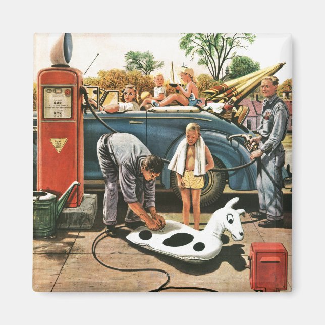 Inflating Beach Toy Magnet (Front)