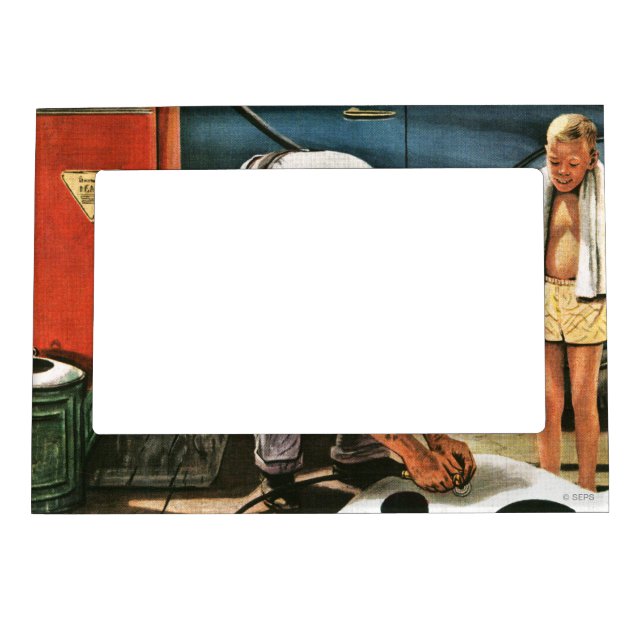 Inflating Beach Toy Magnetic Frame (Front)