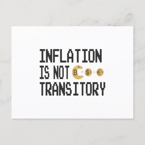 Inflation is not transitory postcard