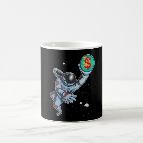 Inflation to the moon astronaut coffee mug