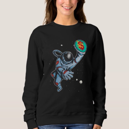 Inflation to the moon astronaut sweatshirt
