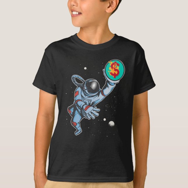 Inflation to the moon astronaut T-Shirt (Front)