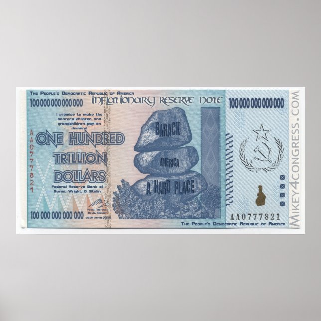 Inflation you can believe in! poster (Front)