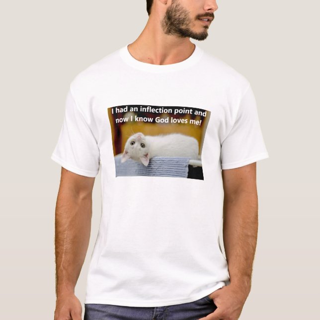 Inflection Point (light) T-Shirt (Front)
