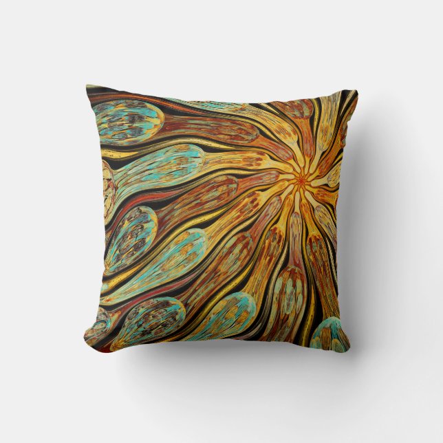 Inflorescence Throw Pillow (Front)