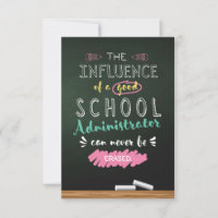Influence of a Good School Administrator