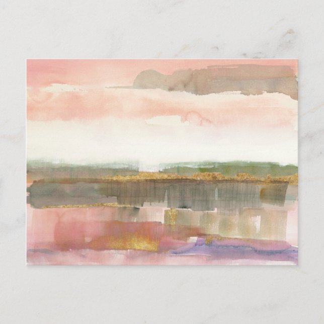 Influence of Line and Color Gold Crop Postcard (Front)