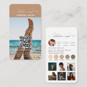 Influencer Feed Grid Social Media QR Code Business Card