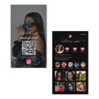 Influencer Photo Feed Grid Social Media QR Code