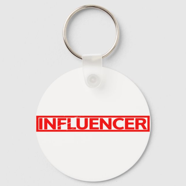 Influencer Stamp Keychain (Front)