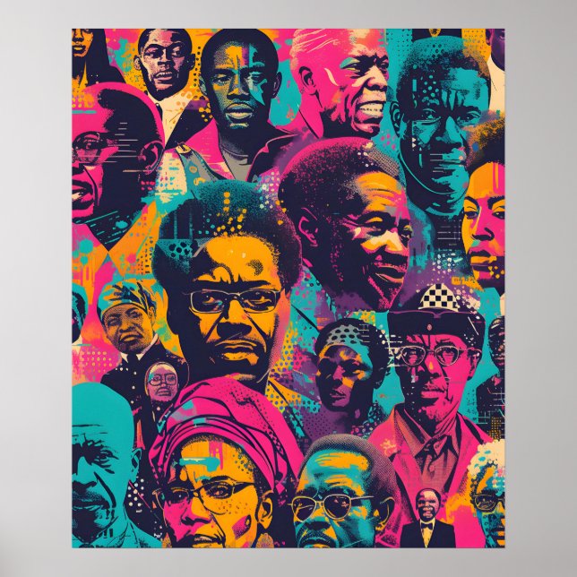 Influential Figures: Black History Month Poster (Front)
