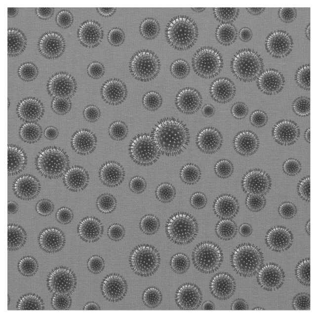 Influenza Gray Fabric (Close Up)