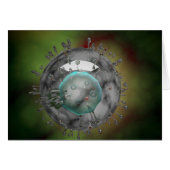Influenza Virus, Glassy Look (Front Horizontal)
