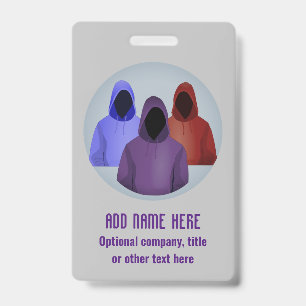 Info Security - Colored Hoodie Ethical Hackers Badge