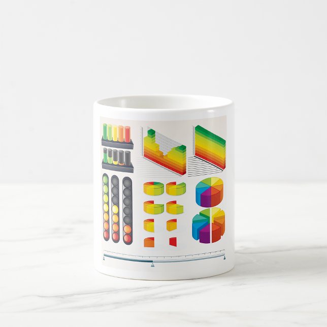 Infographic Elements and Data Visualization Coffee Mug (Creator Uploaded)