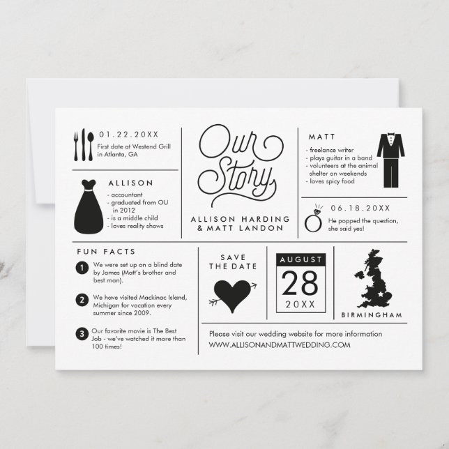 Infographic Save the Date Announcement UK (Front)