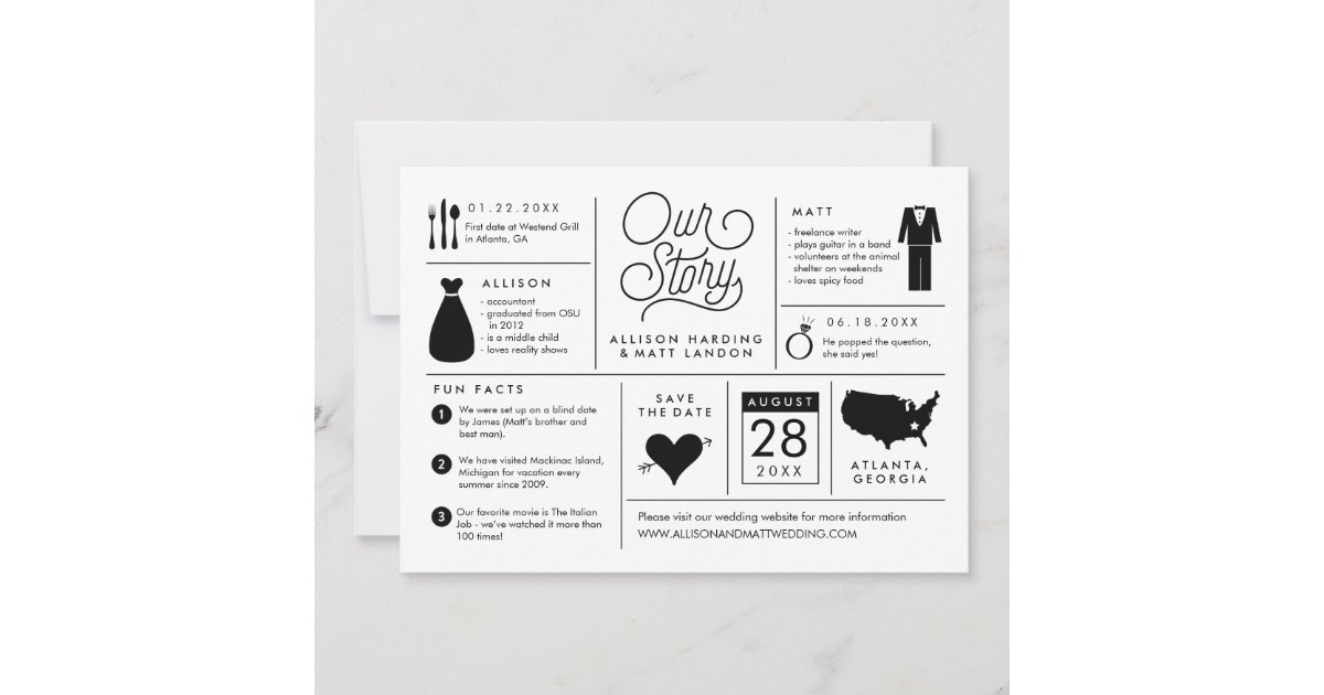 Wedding Save the Date Wording Samples - Banter and Charm