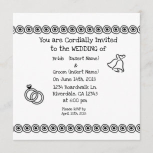 Informal Wedding Invitation