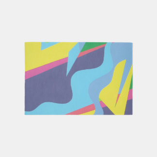 Information Highway Abstract Rug