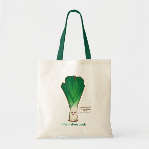 Information Leek Tote Bag