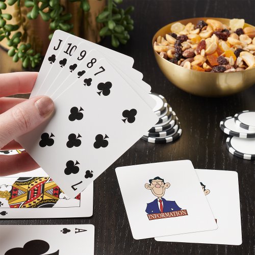 Information Officer Playing Cards
