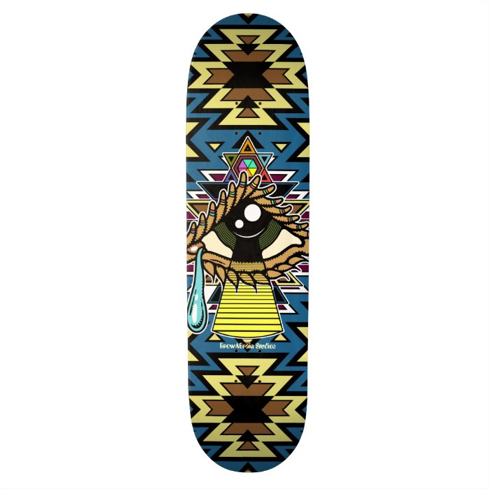 Information Revelation   Skateboard Deck