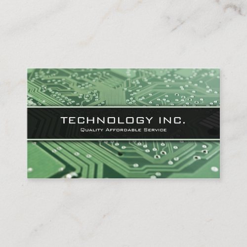 Information Technology IT Services Business Card