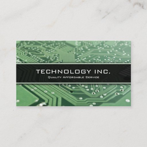 Customizable Information Technology (IT) Services Business Card