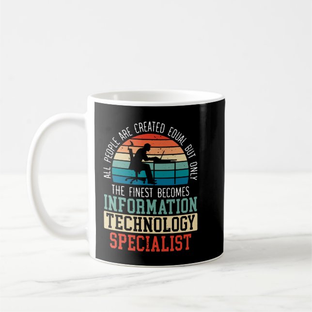 Information Technology Specialist Computer Job Pro Coffee Mug (Left)