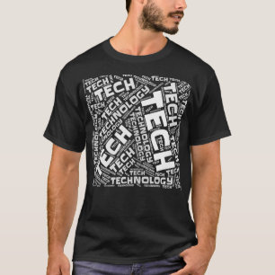 Information Technology WordArt for Software Develo T-Shirt