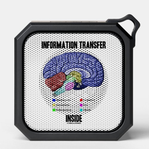 Information Transfer Inside Brain Anatomy Humor Bluetooth Speaker