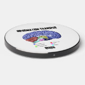 Information Transfer Inside Brain Anatomy Humor Wireless Charger (Front 2)