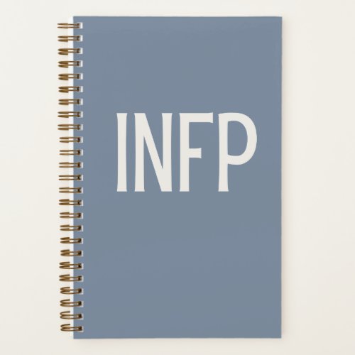 INFP Personalized Blue Journal Notebook