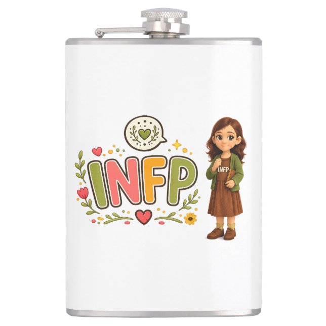 INFP — The Creative Dreamer Flask (Front)