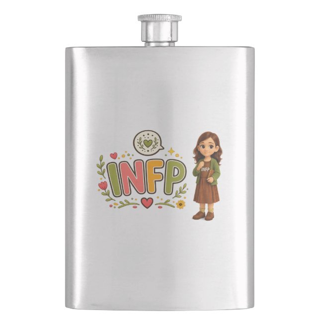 INFP — The Creative Dreamer Flask (Front)