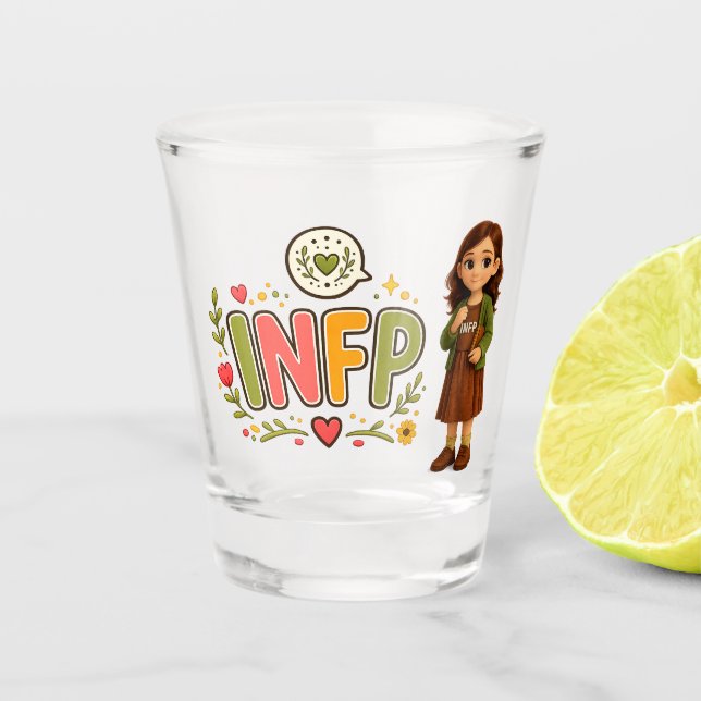 INFP — The Creative Dreamer Shot Glass (Front)